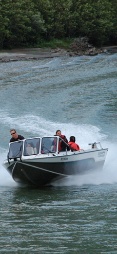 Jet Boat up the Exchamsiks River